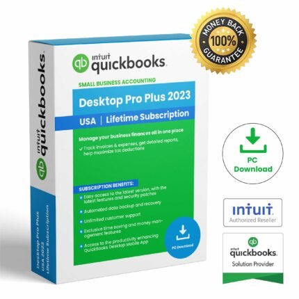 QuickBooks Desktop Pro Plus 2023 – Lifetime License Key – USA Version