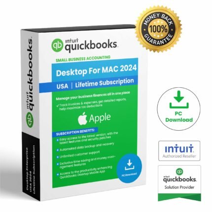 QuickBooks Desktop Mac Plus 2024 – No Subscription – Lifetime License Key – USA Version